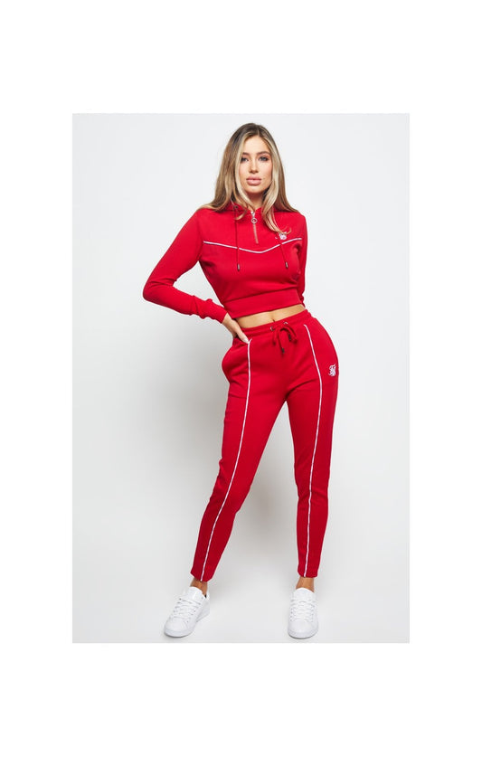 SikSilk Duality Track Top - Red