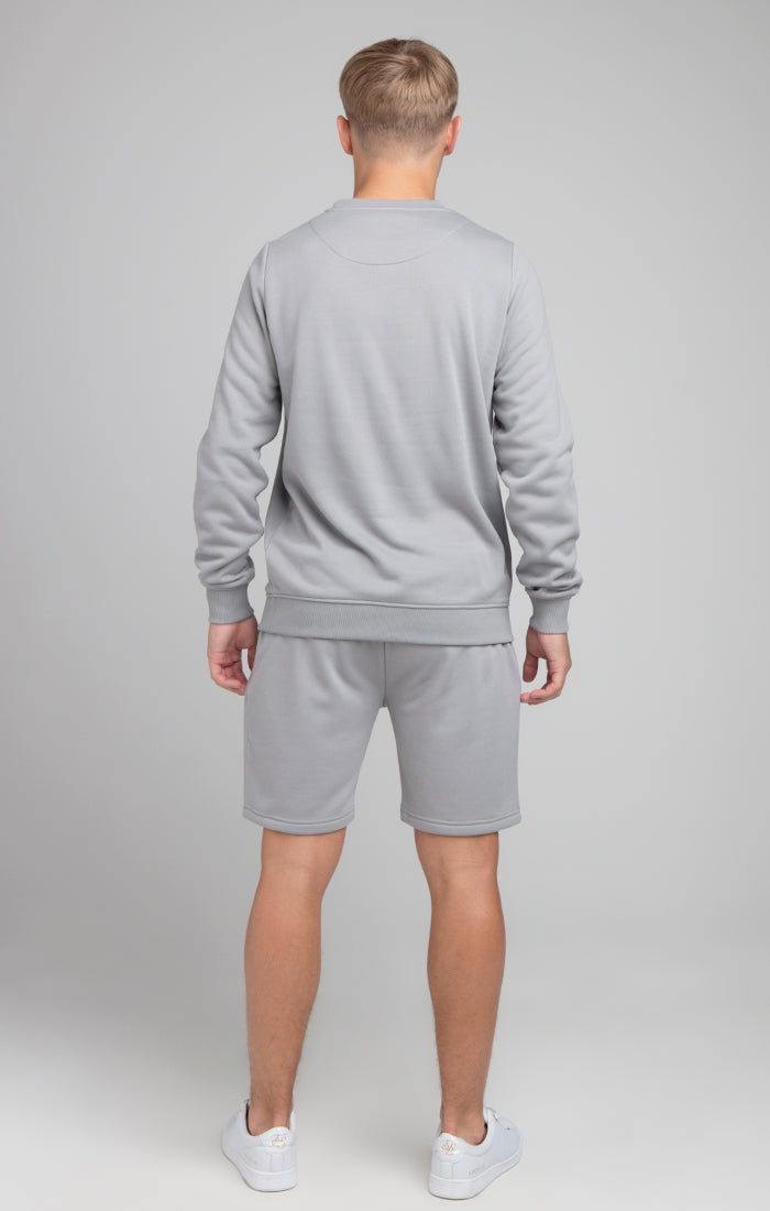 Charger l&#39;image dans la galerie, Boys Illusive Grey Crew Sweatshirt (4)