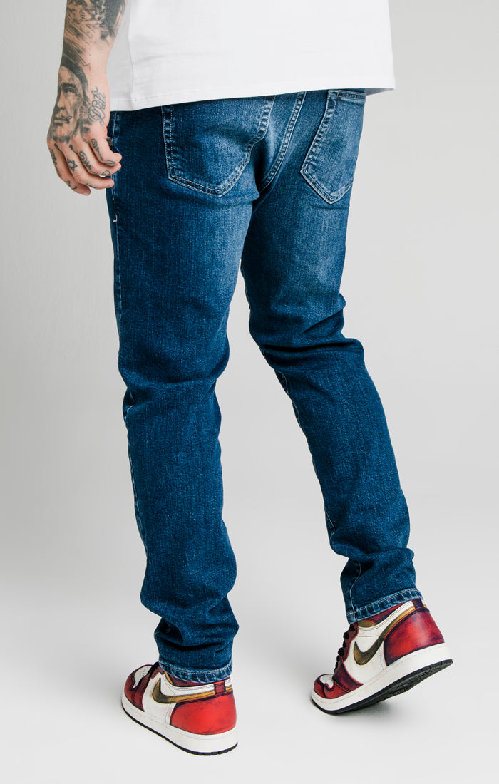 Charger l&#39;image dans la galerie, Blue Recycled Straight Cut Jean (2)