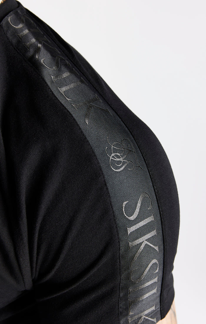 Charger l&#39;image dans la galerie, SikSilk T-shirt à manches courtes Opulent - Noir (1)