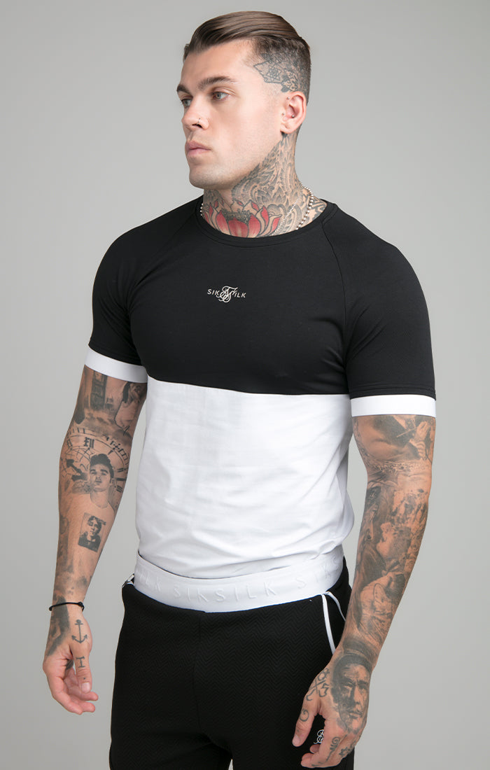 Charger l&#39;image dans la galerie, Black Elastic Cuff T-Shirt