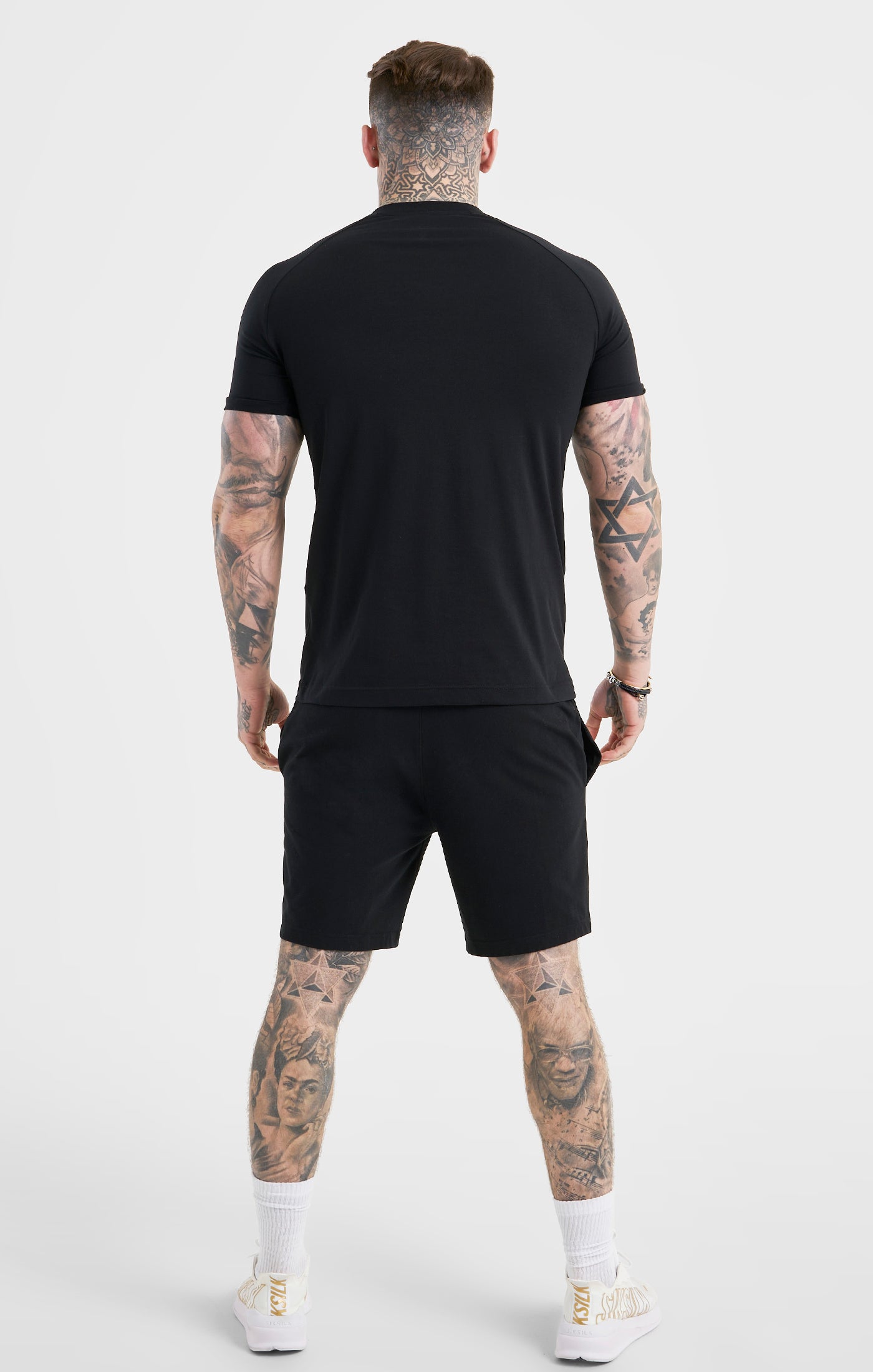 Charger l&#39;image dans la galerie, Black Sports Short Sleeve T-Shirt (4)