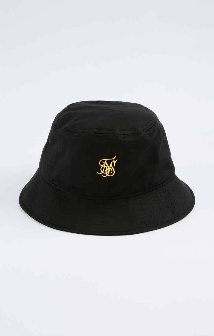 Charger l&#39;image dans la galerie, Black Embossed Logo Bucket Hat