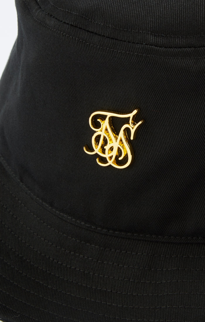 Charger l&#39;image dans la galerie, Black Embossed Logo Bucket Hat (1)