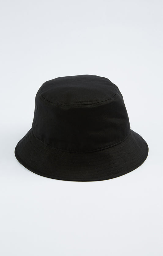 Black Embossed Logo Bucket Hat