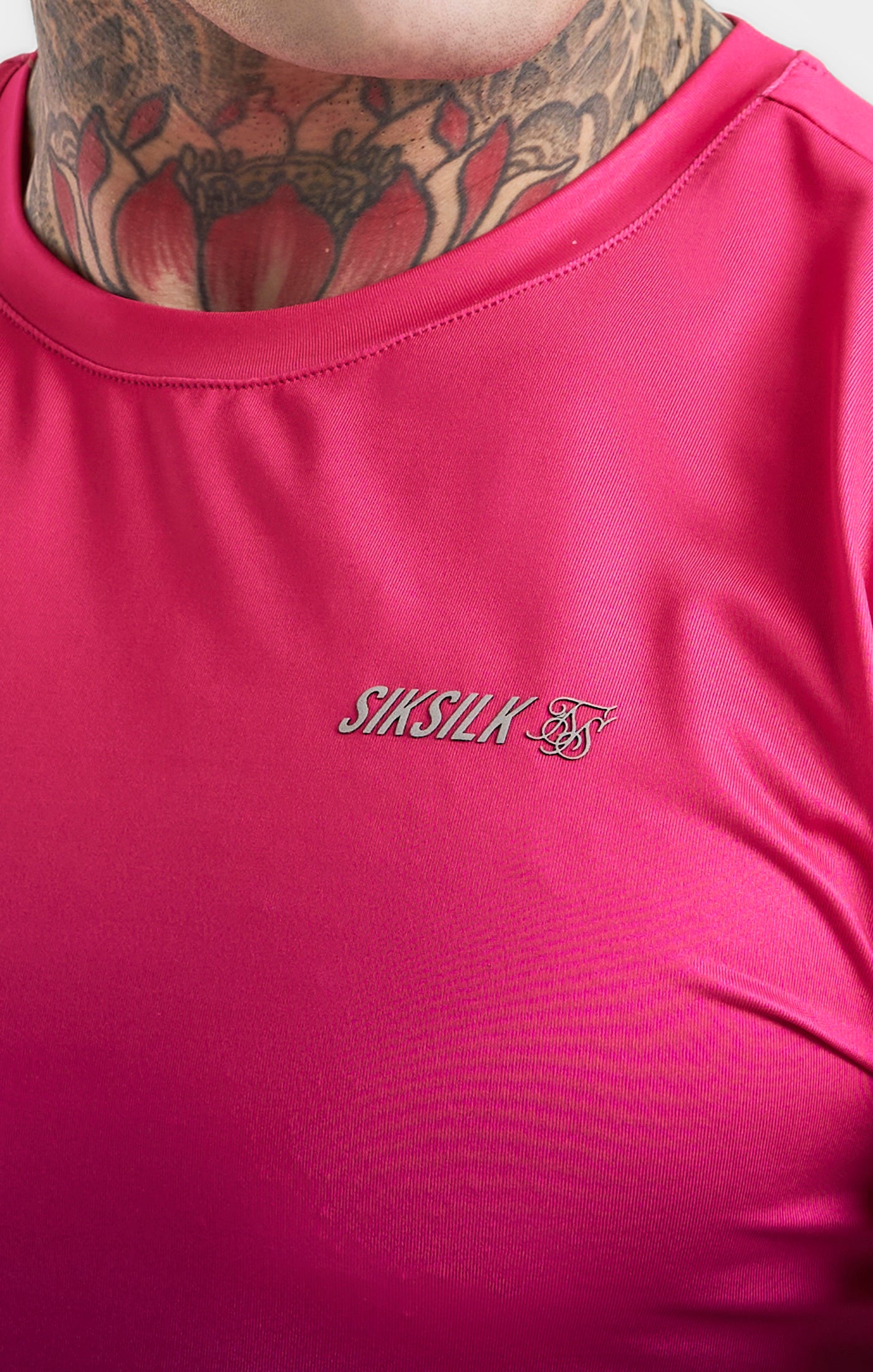 Charger l&#39;image dans la galerie, Pink Fade Sports Muscle Fit T-Shirt (1)