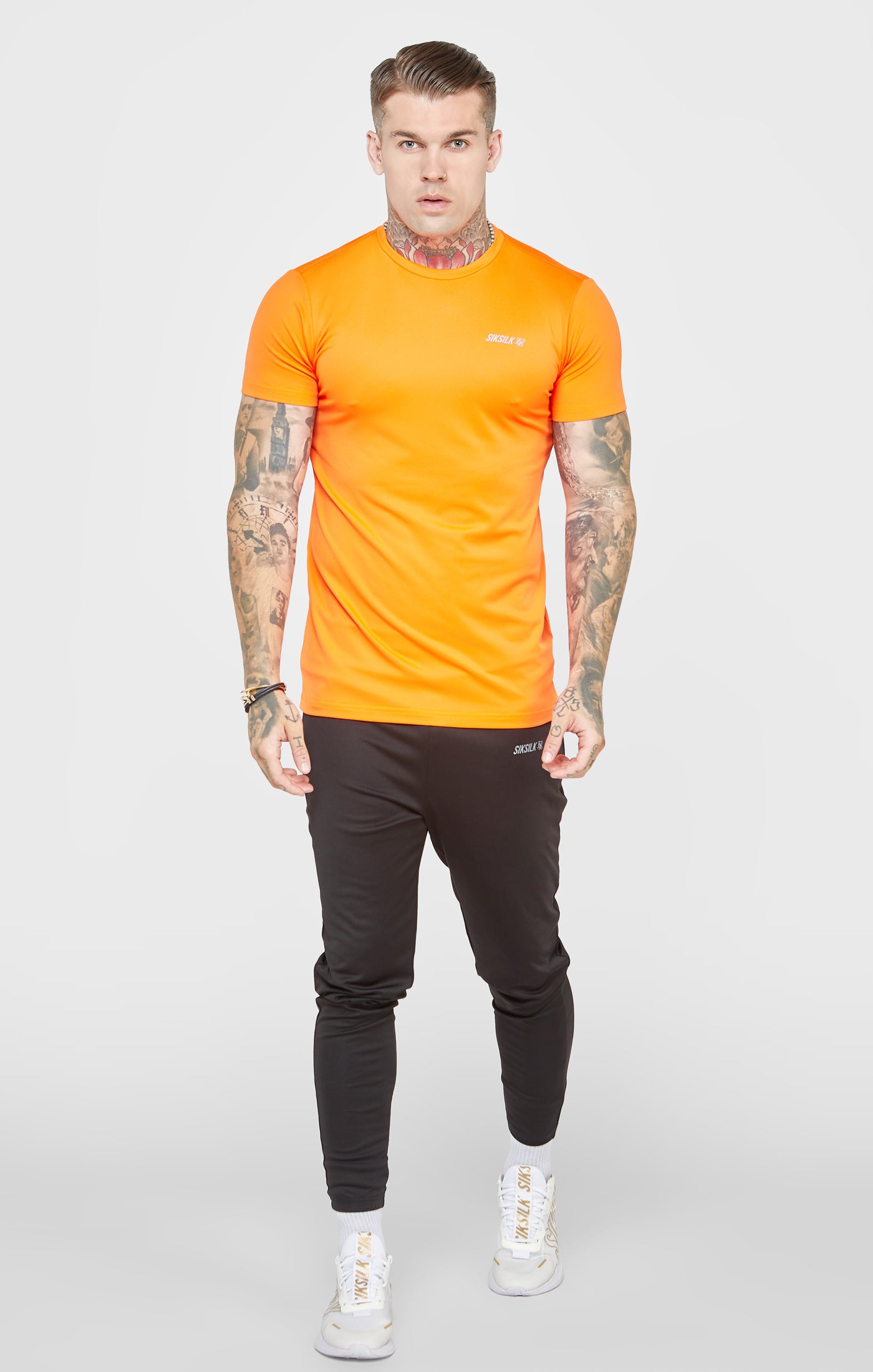 Charger l&#39;image dans la galerie, T-shirt de sport orange (2)