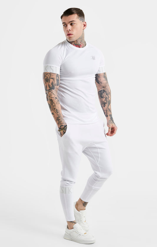 SikSilk Dynamic Tech T-Shirt - White