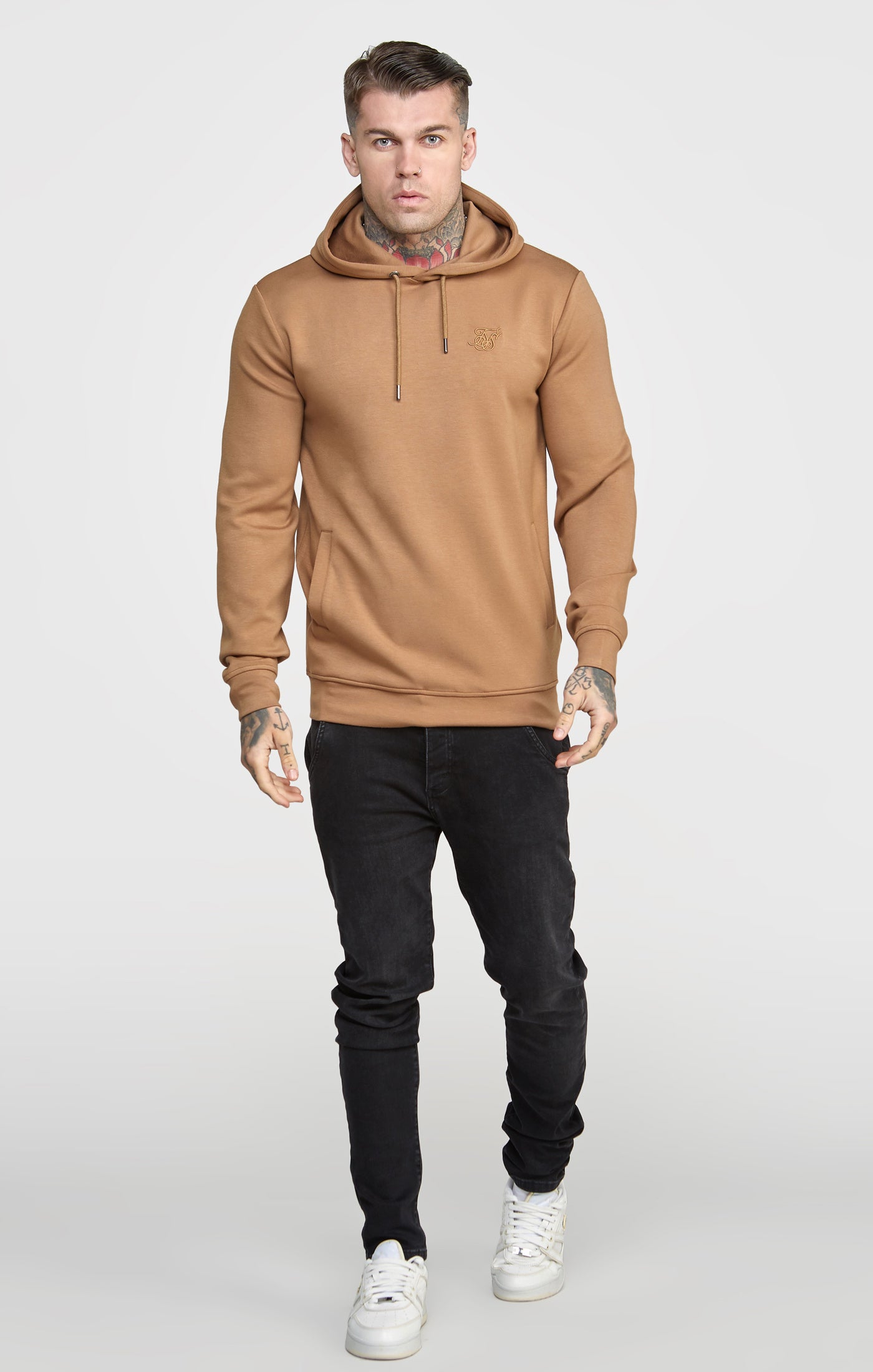 Charger l&#39;image dans la galerie, Brown Embroided Hoodie (2)