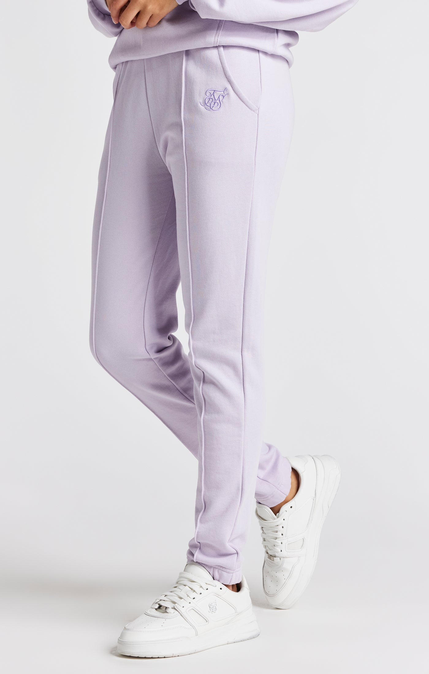 Charger l&#39;image dans la galerie, Girls Purple Relaxed Fit Pleated Jogger