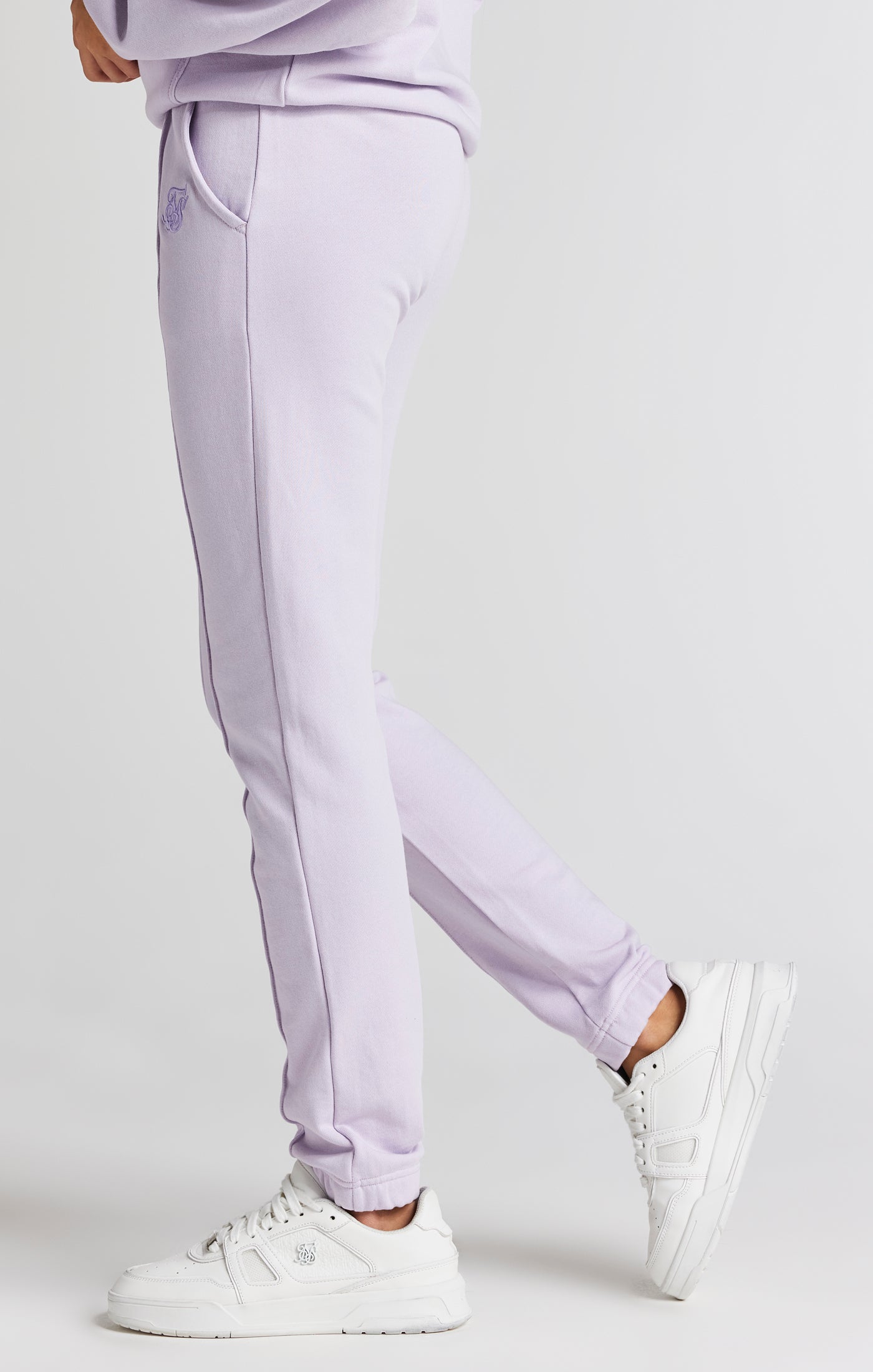 Charger l&#39;image dans la galerie, Girls Purple Relaxed Fit Pleated Jogger (1)