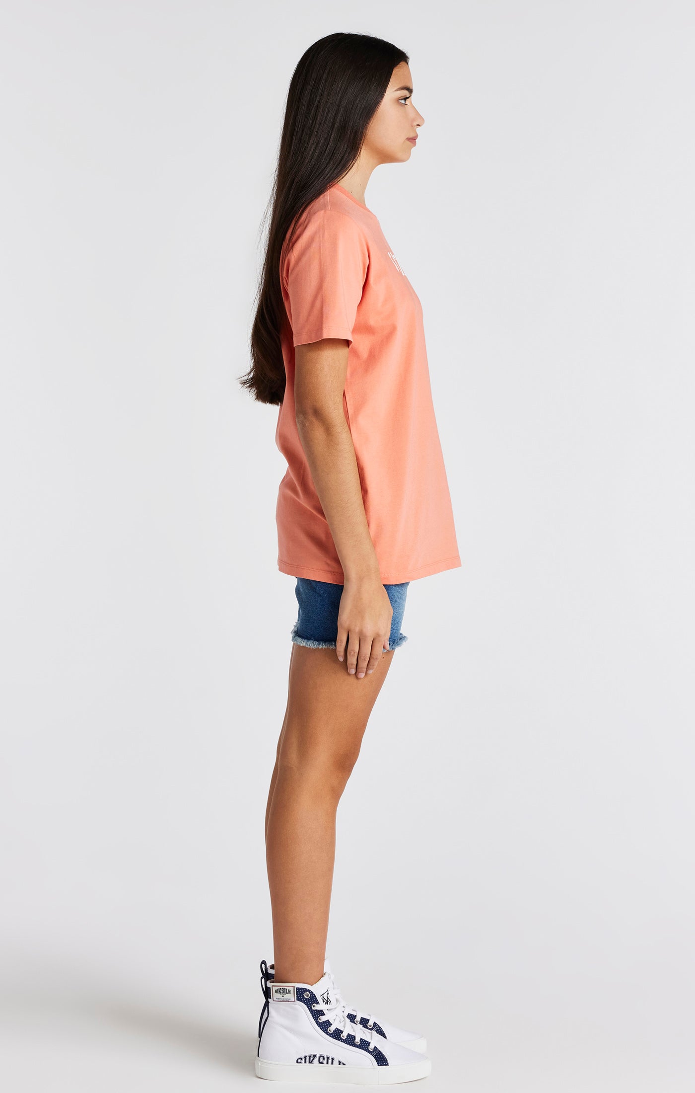 Charger l&#39;image dans la galerie, Girls Coral Branded T-Shirt (3)