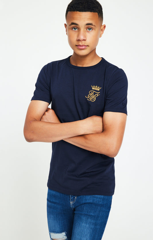 Messi X SikSilk T-shirt de sport - Bleu marine