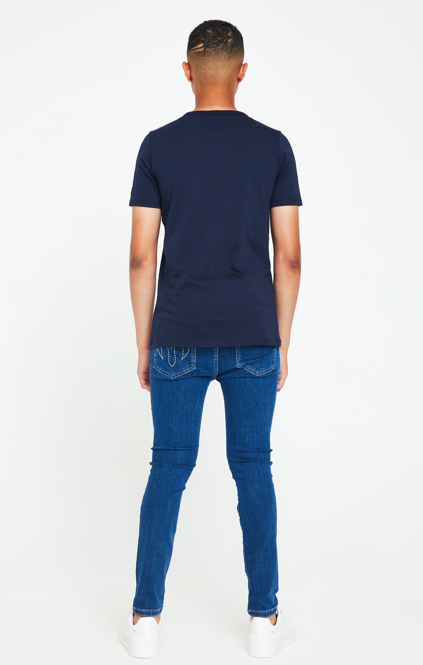 Charger l&#39;image dans la galerie, Messi X SikSilk T-shirt de sport - Bleu marine (5)