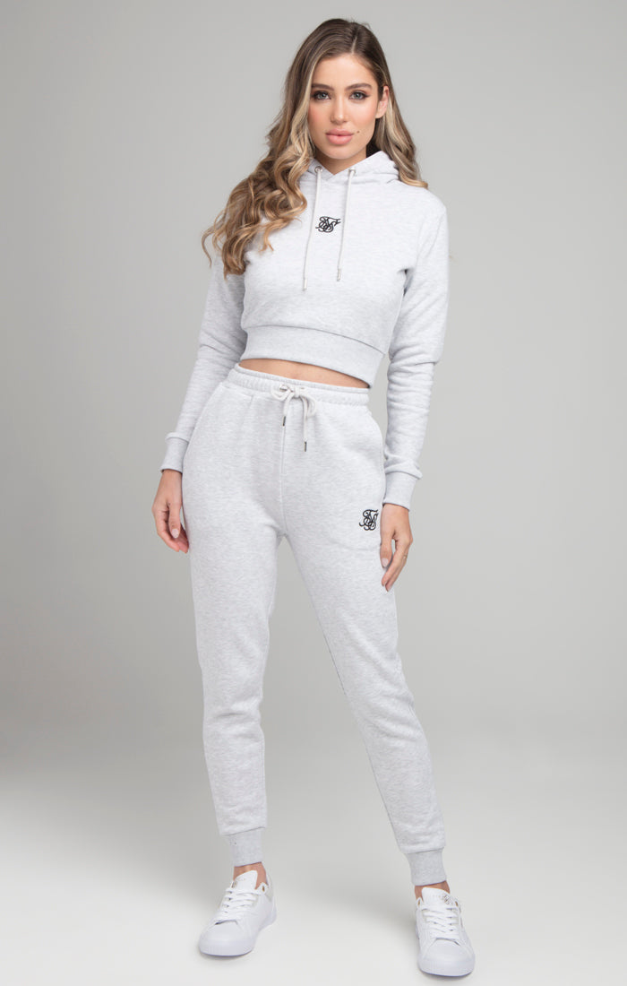 Charger l&#39;image dans la galerie, SikSilk Core Track Top - Ice Grey Marl (1)