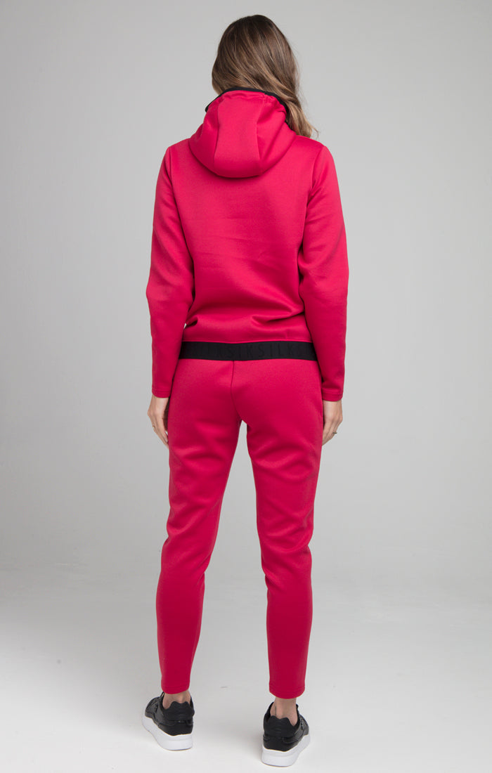 Charger l&#39;image dans la galerie, SikSilk Exhibit Athlete Track Jacket - Pink (4)